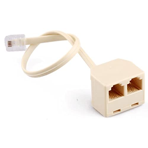 楽天市場】電話分配器 電話アダプター 分岐アダプター モジュラー