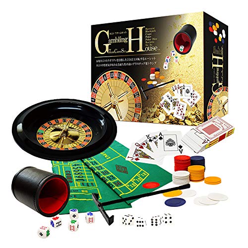 Ｌｅａｄ Gambling House カジノ7ゲームセット【ルーレット/バカラ/黒いこと万力/ポーカー/ポーカーダイス型/クラップス/シックボー】