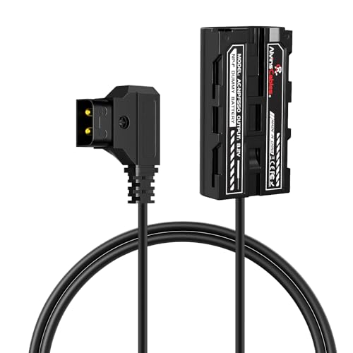 Alvin\u0027s Cables NP-F550 ダミー乾電池 to D-Tap ワット数有線テレビ Sony NP-F570 / NP-F970、管する用 Atomos Shinobi/Ninja SmallHD Focus 7  Vマウント乾電池給電有線テレビ 86糎 その他-TV・オーディオ・カメラ-アクセサリー・部品