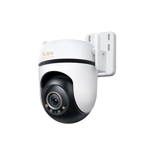 TP-Link tapo 露天写真機 無線LAN 網状組織写真機 無線電話/有線繋ぎ合わせる みまもり写真機 防犯写真機 屋内/露天 食麺麭/チルト スマホ 適用業務 流動体/人となり/鉄道車両さがし当てる 3K 5MP はやりっ子ともし火 IP66 雨合羽防塵 声音電話を掛ける Tapo C530WS