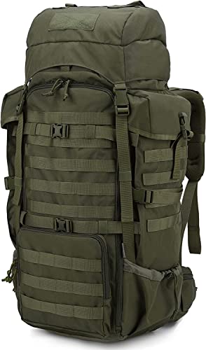 [Mardingtop] キャンプリュック 70L 大静電容量 ミリタリーバックパック S/M/L自然調整 ソロキャンプ 山登り背嚢 タクティカルバッグ 大型 アウトドア 軍用 サバゲー