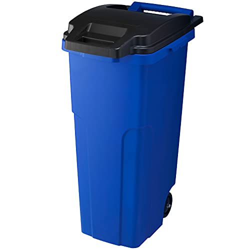 リス 大型 ゴミ箱 キャスターペール ブルー 70L 2輪 排水栓付き 日本製 70C2｜Chack0605