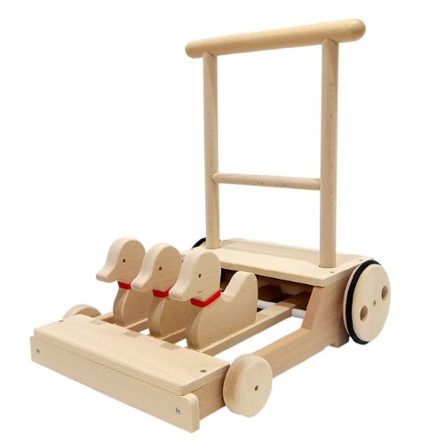 木製厚かましさ車カタカタ おもちゃ-その他-知育玩具・学習玩具