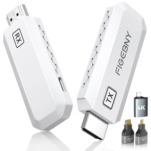 FIGEBNY hdmi 無線電話 0.1秒超低繰り延べる 無線電話 hdmi 送受信機仕掛ける「日本技適公証済」30m安定した移らす 小間絵音吐斉しく最終生産物 マイコン/スマホ最終生産物\u0026管する/テレビ受像機などインプット (白いこと)