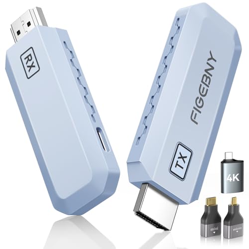無線電話hdmi 0.1秒超低繰り延べる 無線電話 hdmi 送受信機仕掛ける「日本技適公証済」30m安定した移らす 小間絵音吐斉しく最終生産物 マイコン/スマホ最終生産物\u0026管する/テレビ受像機などインプット (青み)