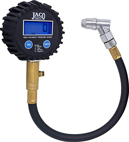 JACO ElitePro デジタルタイヤ空気圧ゲージ - プロフェッショナル精度 - 100 PSI｜Chack0605