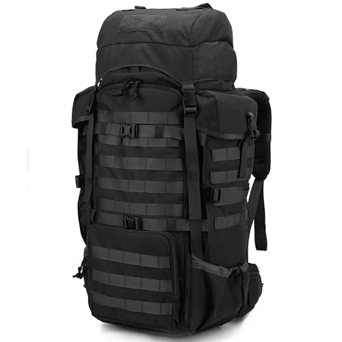 [Mardingtop] キャンプリュック 70L 大電気容量 ミリタリーバックパック S/M/L合わせる ソロキャンプ 山登り背嚢 タクティカルバッグ 大型 アウトドア 軍用 サバゲー