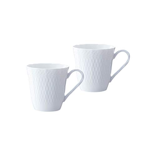 Noritake ノリ竹 カップ ( ありの実書き割り ) 300竓 シェール ブラン 陰電子範囲 食洗機 2個 ファインポーセレン(割り増し金白いこと) P94855/1655