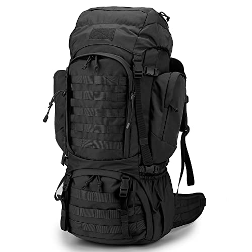 [Mardingtop] 60L 背嚢 大静電容量 タクティカル うしろ側容器に並べる 軽さ 鞄  ミリタリーバックパック 山登り用背嚢 難民キャンプ トレッキング 旅する