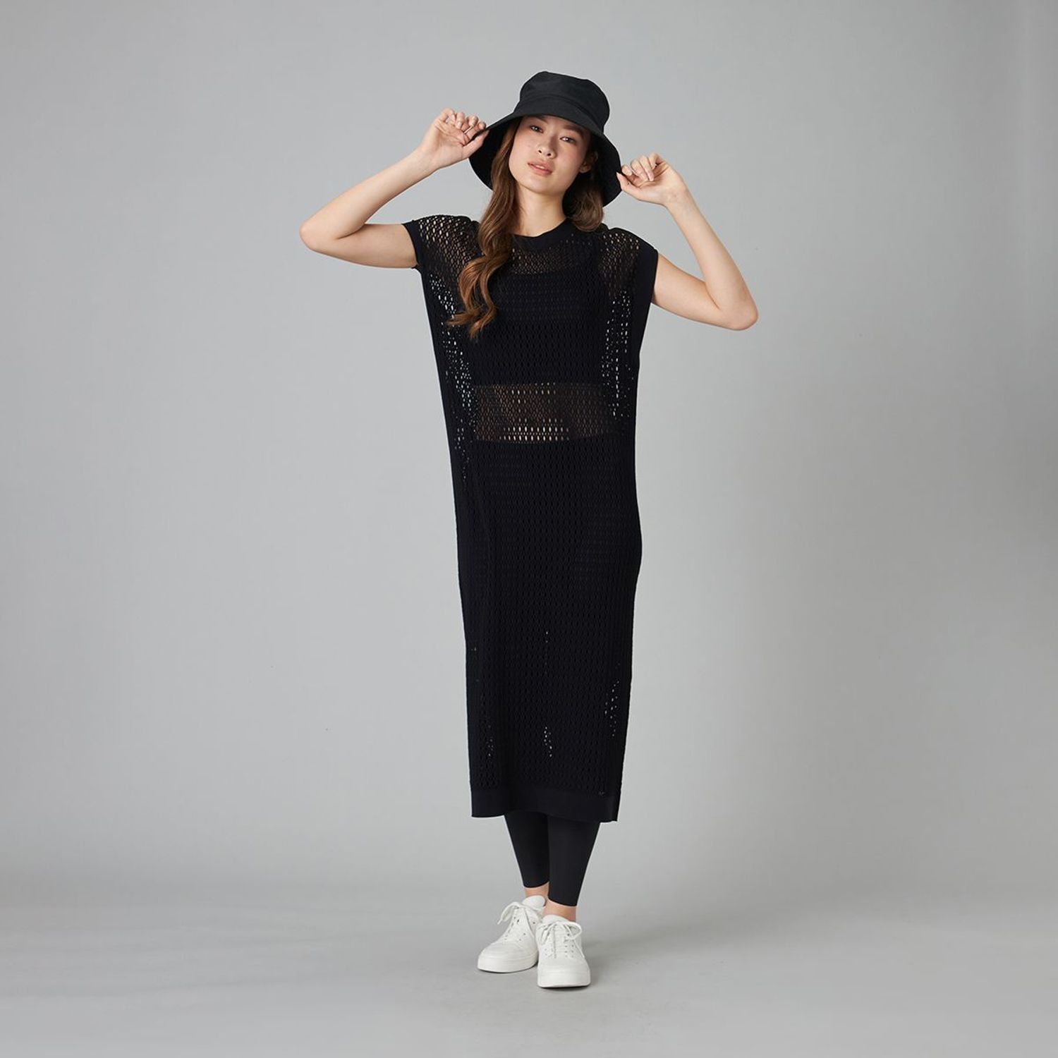 【ノーソイングニット】メッシュニットワンピース｜Chacott Online Shop 店