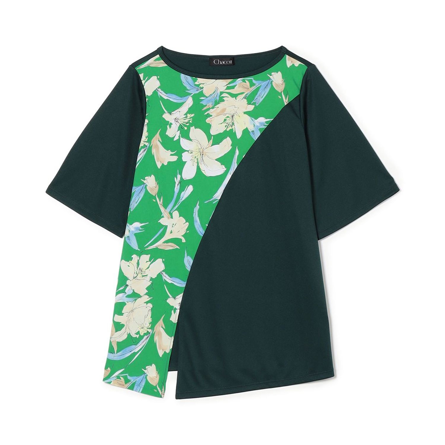フラワープリントワンピースＴシャツ