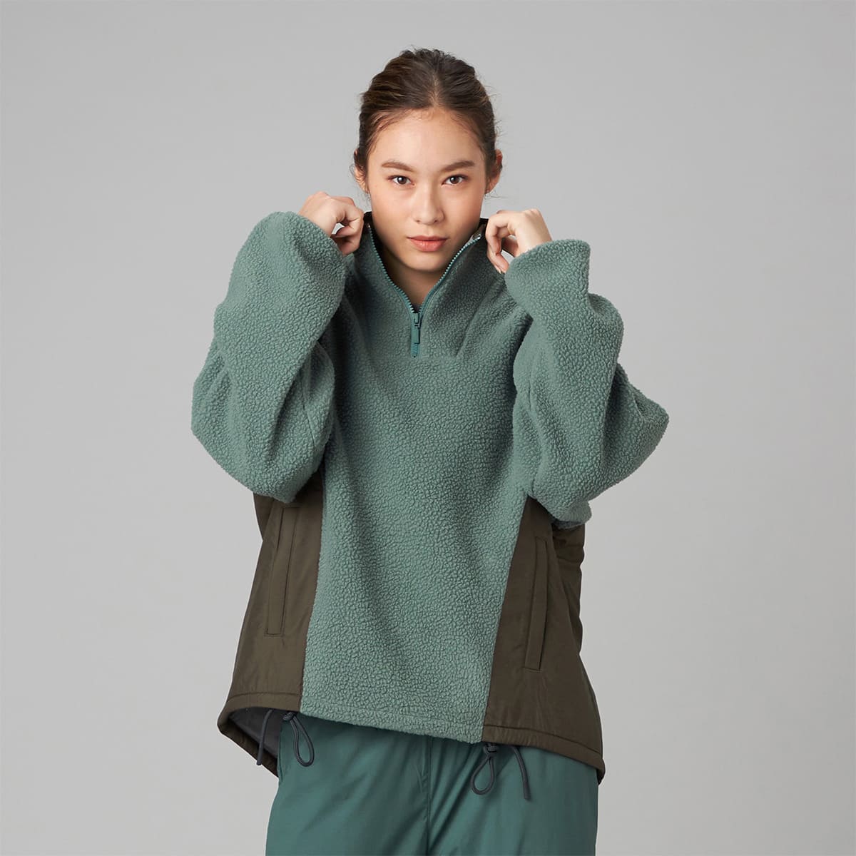 チャコット　裏起毛ジャケット　アウター　M 裏起毛フーデットジャケット（カバーオール）｜Chacott（チャコット