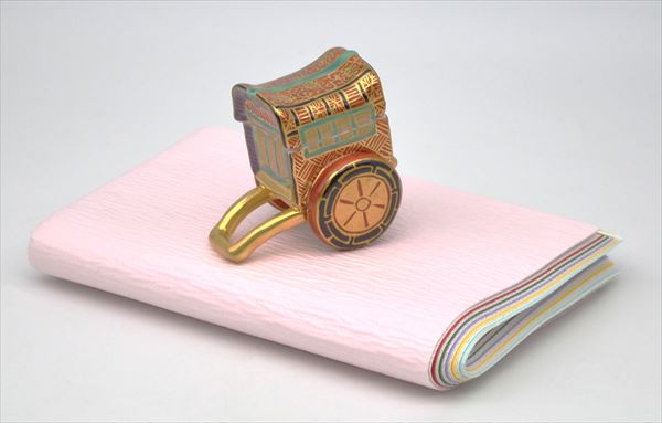 楽天市場】香合 色絵 御所車 高野昭阿弥作（木箱） : 茶道具商 左座園