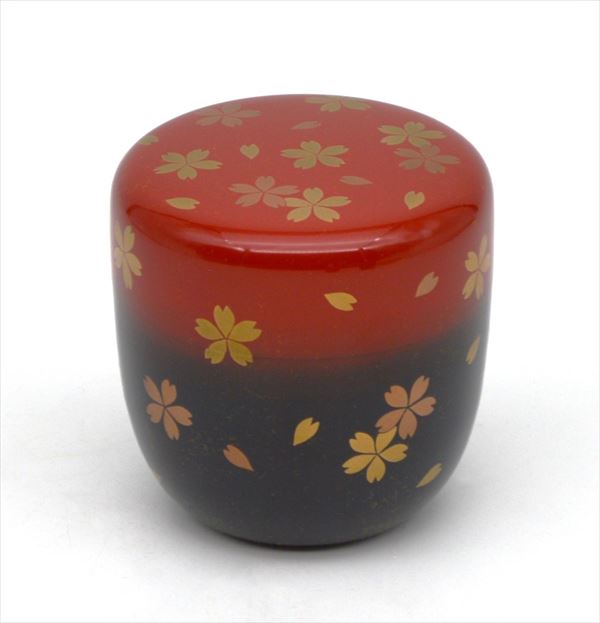 大棗 桜散蒔絵 中村宗悦作（桐箱）