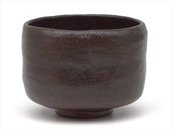 茶碗 黒楽 長次郎写 利休 佐々木昭楽作（桐箱）
