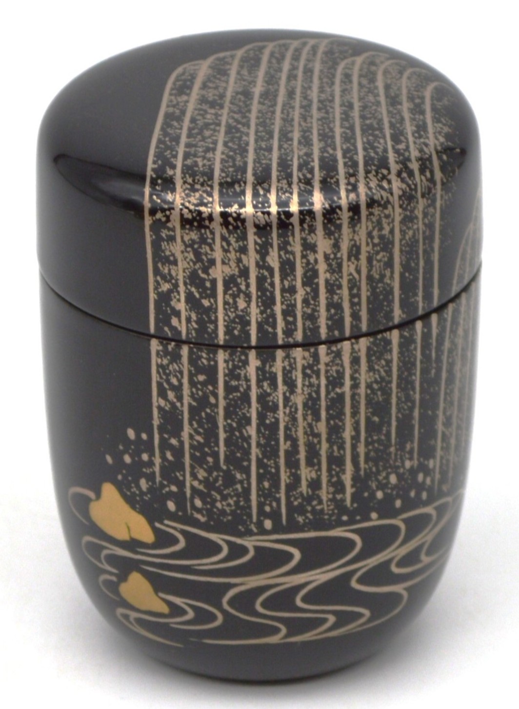 金城棗　秋草蒔絵　即中斉好写　茶道具 金城棗 即中斎書付 ※即中斎御好