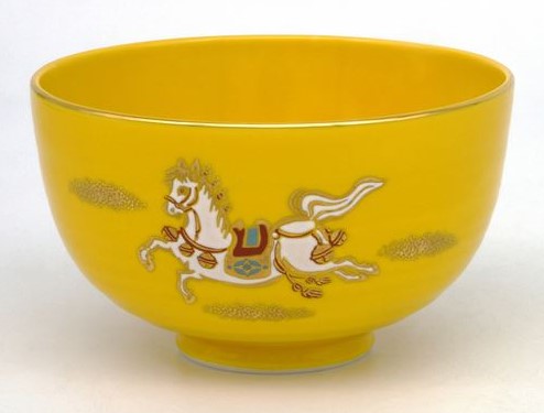 膳所焼　干支茶碗　陽炎園【岩崎新定】作 楽天市場】【十月☆特売品】陽炎園 岩崎新定作 膳所焼 絵馬 干支