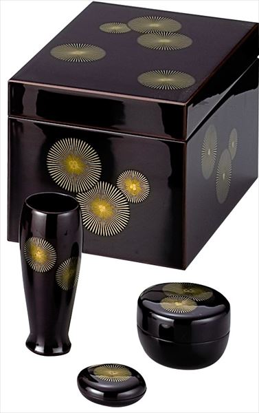 【茶道具】中村宗悦造　老松茶入（共箱）★送料込★ 楽天市場】老松茶入（壷々青海波 朱 仕服付）中村宗悦作（桐箱