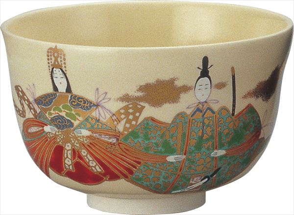 茶碗 宮地英香 黒仁清 内裏雛 茶道具 新品 楽天市場】茶碗 黒仁清 内裏雛 宮地英香作（化粧箱） : 茶道具商 左座園