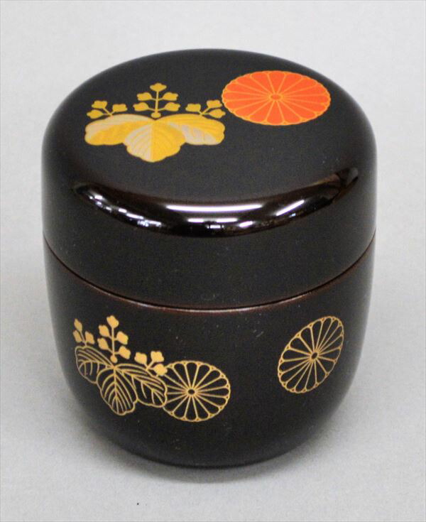 金城棗　秋草蒔絵　即中斉好写　茶道具 金城棗 即中斎書付 ※即中斎御好