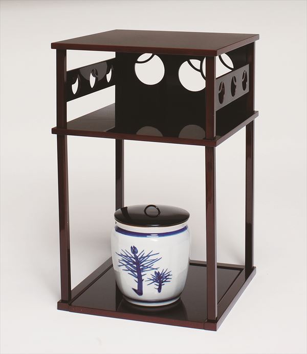 Ｔ２０２　水指　『灰釉　ツタノミ文』『和太守卑良(守弘)』　共箱　茶道具 T202 水指 『灰釉 ツタノミ文』『和太守卑良(守弘)』 共箱