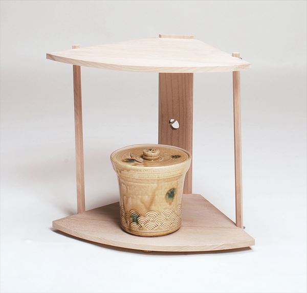 大口水指　惺斎好　溜塗　海松貝蒔絵 楽天市場】大口水指 溜塗 海松貝蒔絵 惺斎好写 塚本規義作（桐箱