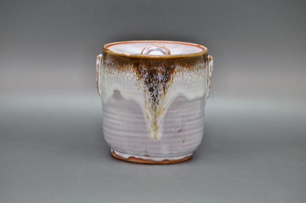 水指　朝鮮唐津　耳付　中村与平作（化粧箱）｜茶道具商　左座園 8,752円