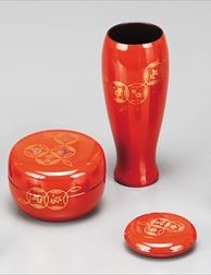 香合　棗　セット 茶箱、盆、野点篭,棗・香合・茶筅筒 三点セット のご紹介ページ