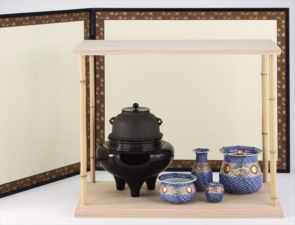 楽天市場】【茶器/茶道具 お棚】 竹台子 紹鴎好写し 小林幸斎作