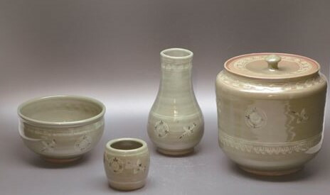 楽天市場】皆具 青磁 瓢型 横山瑞祥作（桐箱） : 茶道具商 左座園