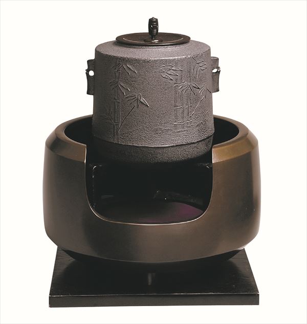 茶道具 炉釜 阿弥陀堂釜 菊地政光作 共箱付き 茶道具 炉釜（ろがま） 炉釜 広口政所 菊地政光