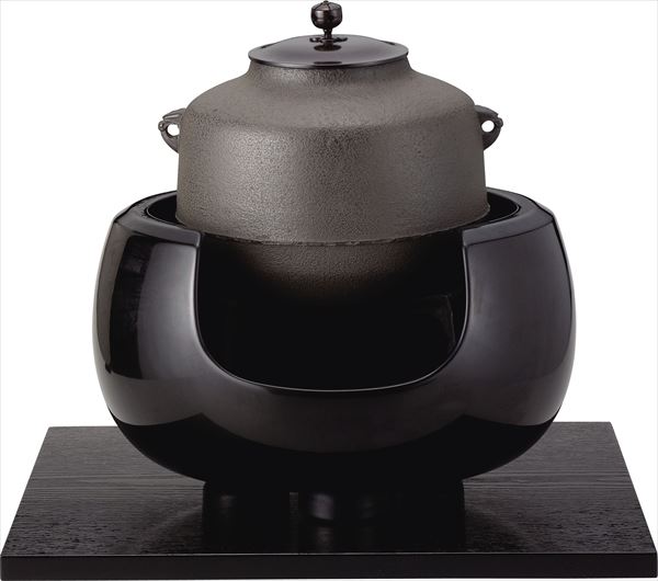 茶道具 新品 有美釜 炉用 阿弥陀堂 釜 化粧箱入 01-yb-01.jpg