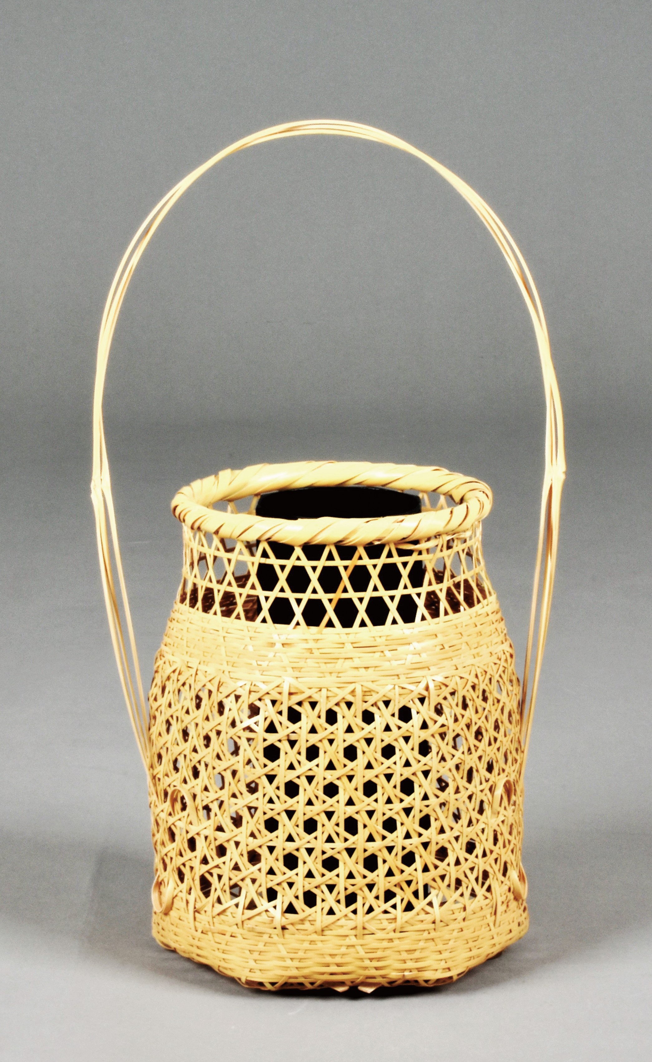 楽天市場】【一点限り】渡辺竹清作 虎竹御所籠（Japanese bamboo art