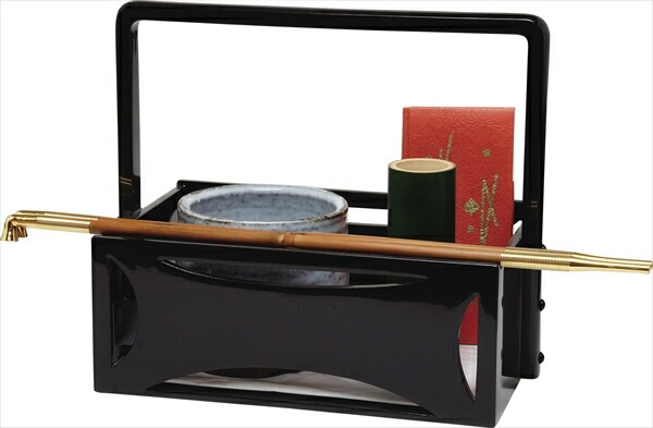 糸巻透手付莨盆　真塗　即中斎好写　中村宗悦作｜茶道具商　左座園 29,887円
