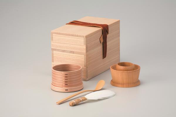 楽天市場】茶道用 茶掃箱セット（茶掃箱/鹿革使用、南鐐茶匙、組