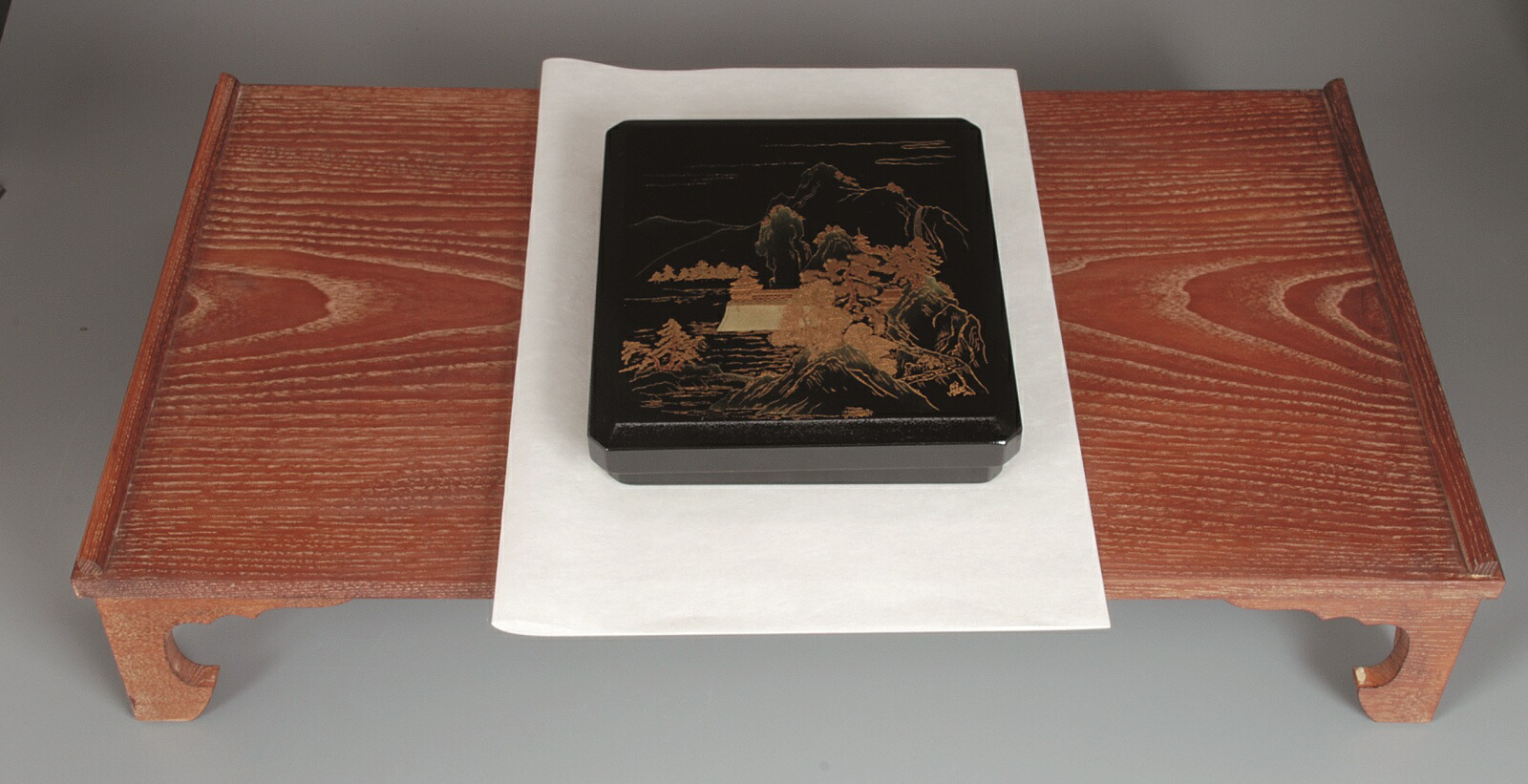 楽天市場】【茶道具 七事式】茶歌舞伎セット 表千家 袱紗朱色（棗