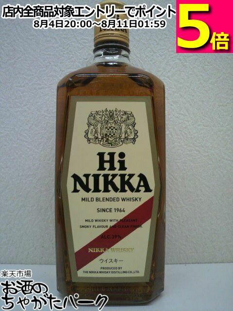 楽天市場】ニッカ ハイニッカ デラックス 39度 1920ml 瓶 : 中央酒販