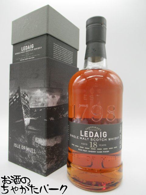 楽天市場】レダイグ 18年 700ml 46.3度 木箱 Ledaig アイランドモルト