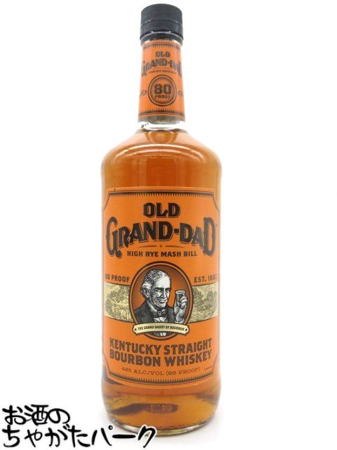 ジ*ル様 OLD GRAND-DAD バーボンウイスキー 1L 100プルーフ ジ*ル様 OLD GRAND-DAD バーボンウイスキー 1L 100プルーフ