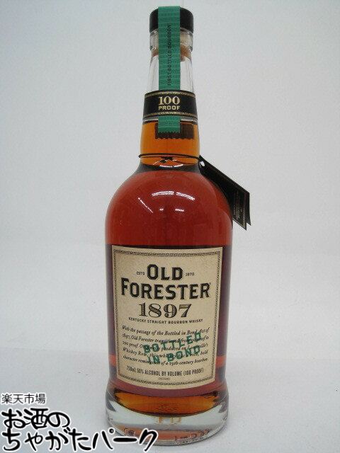 【限定品】　オールドフォレスター　1897　イン　50度　ボンド　ボトルド　750ml