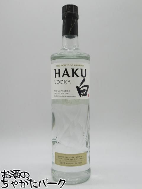 楽天市場】サントリー ジャパニーズ クラフト ウオツカ HAKU 40度