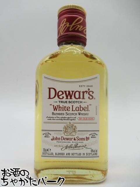 楽天市場】デュワーズ ホワイト ラベル 200ml ポケットサイズ 40度