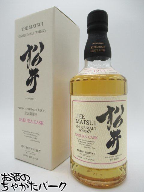 楽天市場】シングルモルトウイスキー 松井 サクラカスク 43度 700ml