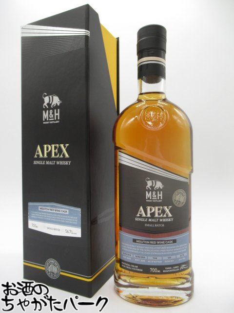 楽天市場】M&H エイペックス ムートン カスク (赤ワイン樽) 700ml 56.7