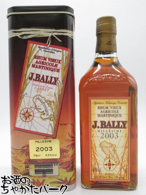J.バリー ミレジム 2003 ラム 正規品 43度 700ml
