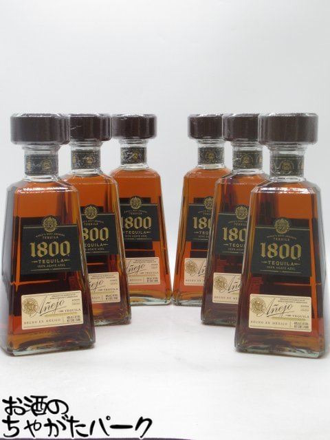 【マラソン期間中エントリーでポイント10倍！】【6本セット】 クエルボ 1800 アネホ 並行品 40度 750ml&times;6本 (1ケース) ■１本当たり6875円とお買い得｜お酒のちゃがたパーク　店 26,813円