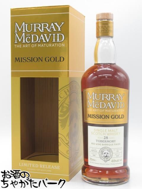トバモリー 28年 1995 レッドワインバリック ミッションゴールド (マーレイ マクダヴィッド) 49.8度 700ml 33,475円