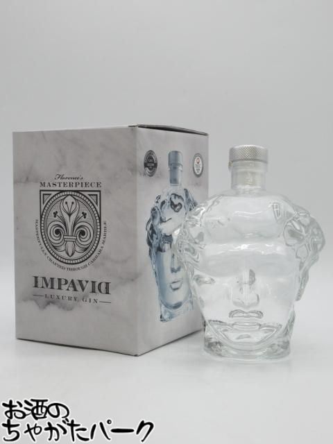 インパヴィッド ラグジュアリー ジン 40度 700ml ■ミケランジェロのダヴィデ像の顔がそのままボトルになった芸術的なジン