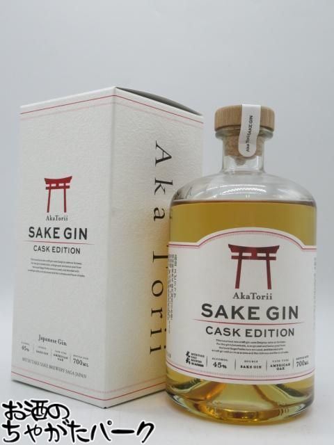 光武酒造場 赤鳥居 SAKE GIN CASK EDITION 酒ジン カスク エディション ジャパニーズ クラフト ジン 45度 700ml ■大吟醸×ジン×樽熟成