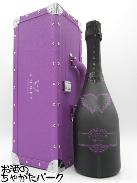 【マラソン期間中エントリーでポイント10倍！】【ラベルが光る】 エンジェル シャンパン ヘイロー HALO パープル ブリュット 白 ルミナスボトル 箱付き 正規品 750ml